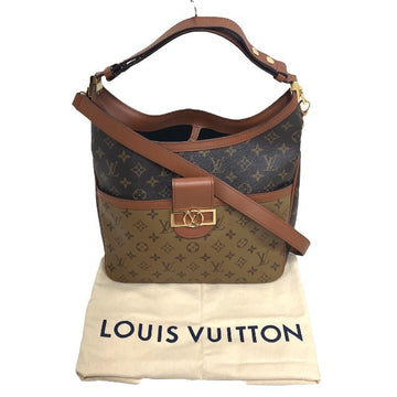 LOUIS VUITTON Shoulder Bag M45195 Monogram canvas Brown Monogram reverse Hobo Dauphine MM