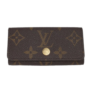 LOUIS VUITTON Key case Key holder  M69517 Monogram canvas Brown for 4 Monogram Multicles4 unisex(Unisex) Used