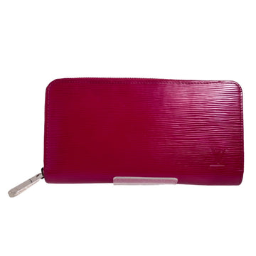 LOUIS VUITTON Long Wallet Purse M60305 Epi Leather Fuchsia Zip Around Epi Zippy wallet Women Used