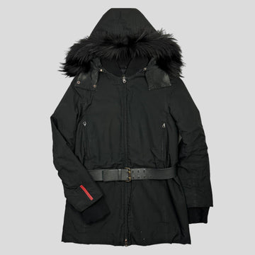 Prada Sport 00’s Goretex Faux Fur Ski Jacket + Belt - IT42