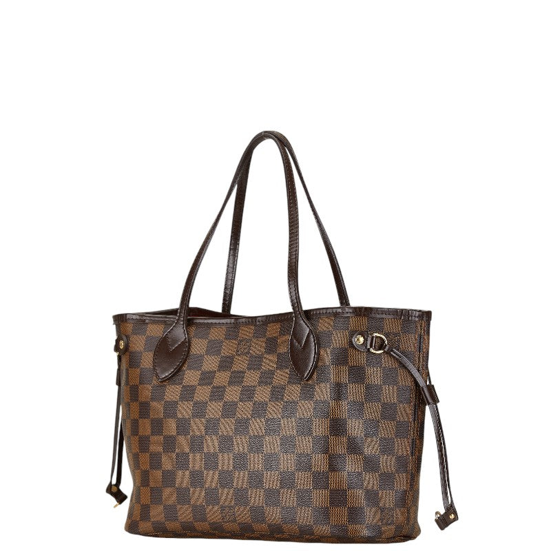 Louis Vuitton Damier Neverfull PM Tote Bag Brown