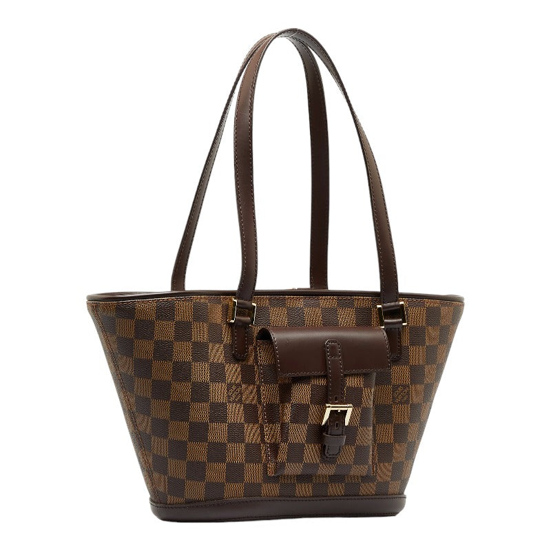 Louis Vuitton Damier Manosque PM Handbag Tote Bag N51121 Brown