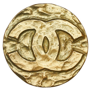 Vintage Chanel Cocomark Round Brooch