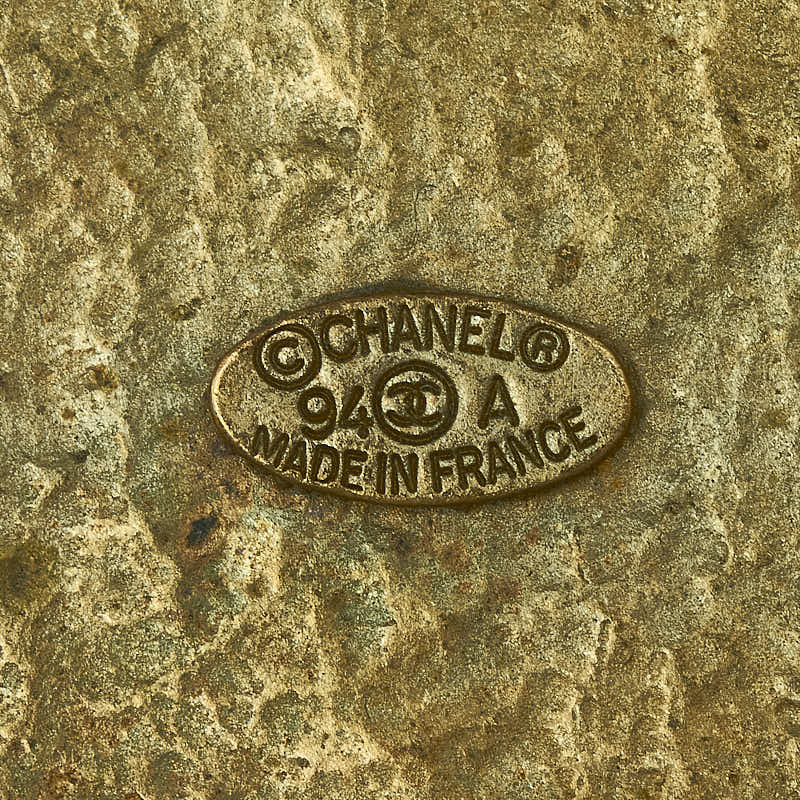 Vintage Chanel Cocomark Round Brooch