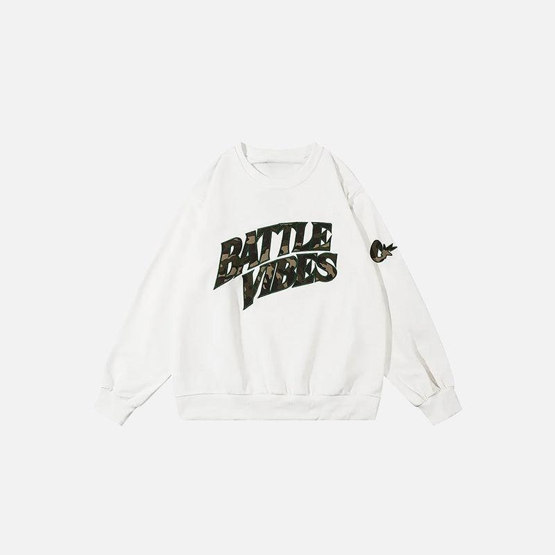 Battle Vibes Camo Sweatshirt