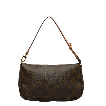 Louis Vuitton Monogram M51980 Shoulder Bag Leather Brown