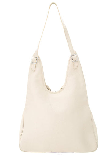 Hermès 2006 White Massai Leather Handbag