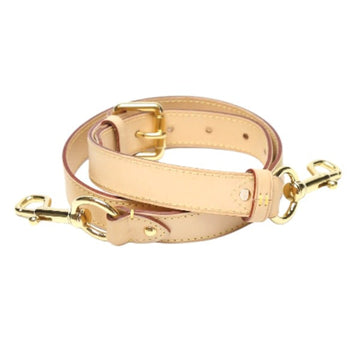 LOUIS VUITTON Shoulder strap J00109 Nume leather beige Shoulder strap Keepall for bandouliere Women(Unisex) Used