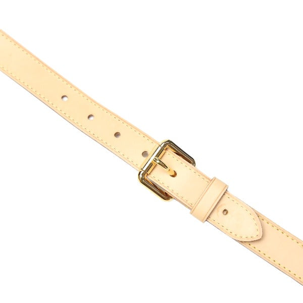 LOUIS VUITTON Shoulder strap J00109 Nume leather beige Shoulder strap Keepall for bandouliere Women(Unisex) Used