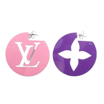 LOUIS VUITTON Pierce MP3075 metal Purple / pink Pierce Book Redreil Perfect Match Women Used