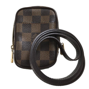 LOUIS VUITTON Pouch N61738 Damier canvas Brown Pouch Damier Etui / Okapi PM unisex(Unisex) Used