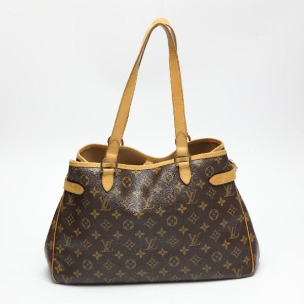 LOUIS VUITTON Tote Bag M51154 Monogram canvas Brown bag Monogram Batignolles Horizontal Women Used