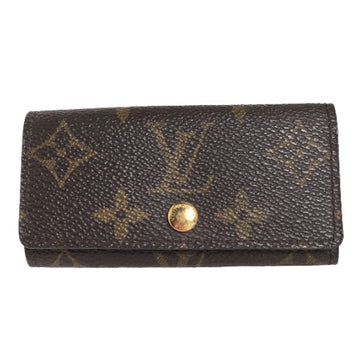 LOUIS VUITTON Key case Key holder  M69517 Monogram canvas Brown for 4 Monogram Multicles4 unisex(Unisex) Used