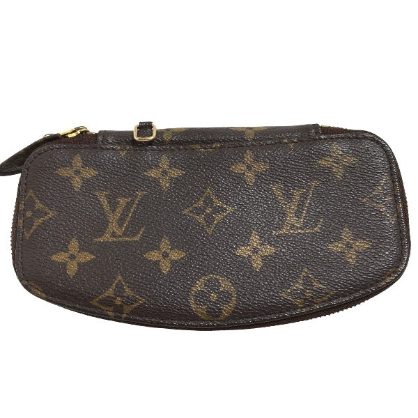 LOUIS VUITTON Pouch M47352 Monogram canvas Brown Jewelry box Monogram posh monte carlo mens Used