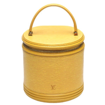 LOUIS VUITTON Vanity bag M48039 Epi Leather Tassiri Yellow bag Epi Cannes Women Used