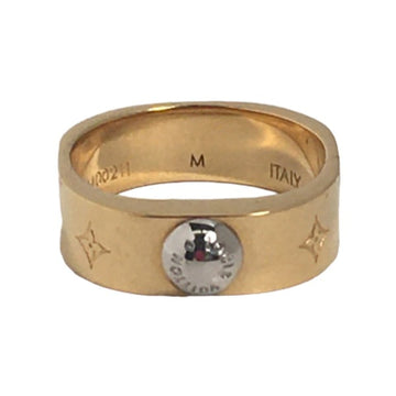 LOUIS VUITTON Ring M00211 Gold Plated gold ring Nanogram M size mens(Unisex) Used