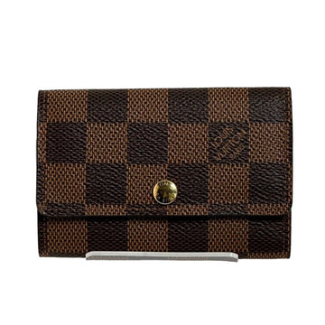 LOUIS VUITTON Key case Key holder  N62630 Damier canvas Brown Key case Key holder for 6 pieces Damier Multicles6 unisex(Unisex) Used