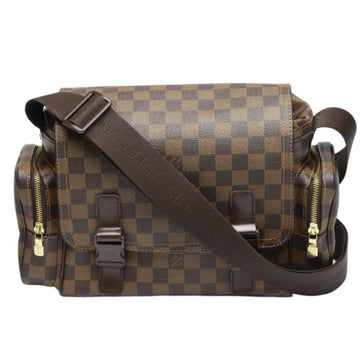 LOUIS VUITTON Shoulder Bag Damier canvas Brown Shoulder Bag Damier Reporter Melville mens Used
