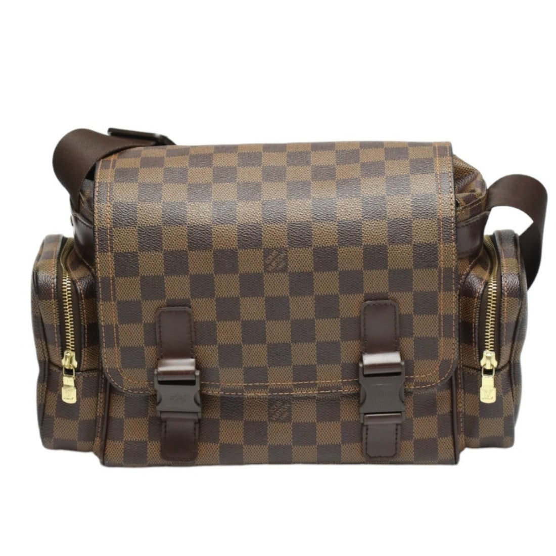 LOUIS VUITTON Shoulder Bag Damier canvas Brown Shoulder Bag Damier Reporter Melville mens Used