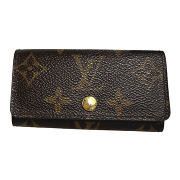 LOUIS VUITTON Key case Key holder  M62631 Monogram canvas Brown Multicles4 Monogram Key case for 4 Key holder unisex(Unisex) Used
