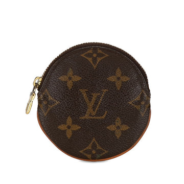 Louis Vuitton Monogram Portemoney Ron Coin Case M61926 Brown PVC Leather  Louis Vuitton