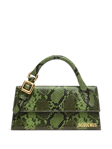 LE CHIQUITO LONG BOUCLE LEATHER HANDBAG