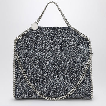 Stella Mccartney Falabella Bouclé Blue Mélange Bag Women