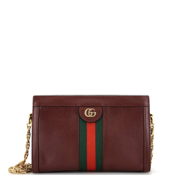 Ophidia Chain Shoulder Bag Leather Small