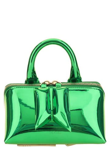 RAFFIA LOGO SHOULDER BAG