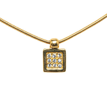 Dior Trotter  Line Stone Reverseible Necklace G   Dior