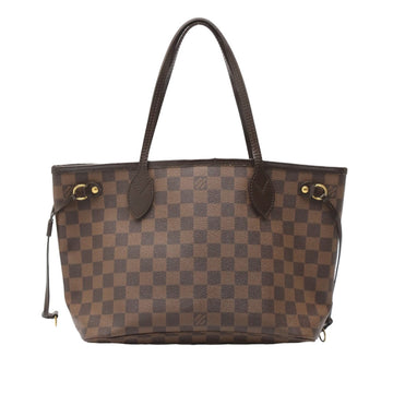 LOUIS VUITTON Handbag N51109 Damier canvas Brown Handbag Damier Never full PM Women Used
