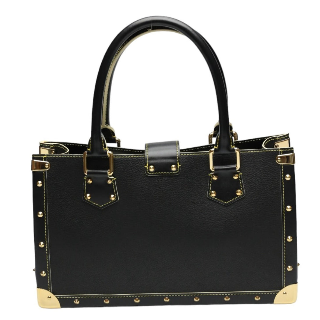 LOUIS VUITTON Tote Bag M91812 Calf leather Noir Tote Bag Shari Fabello Women Used