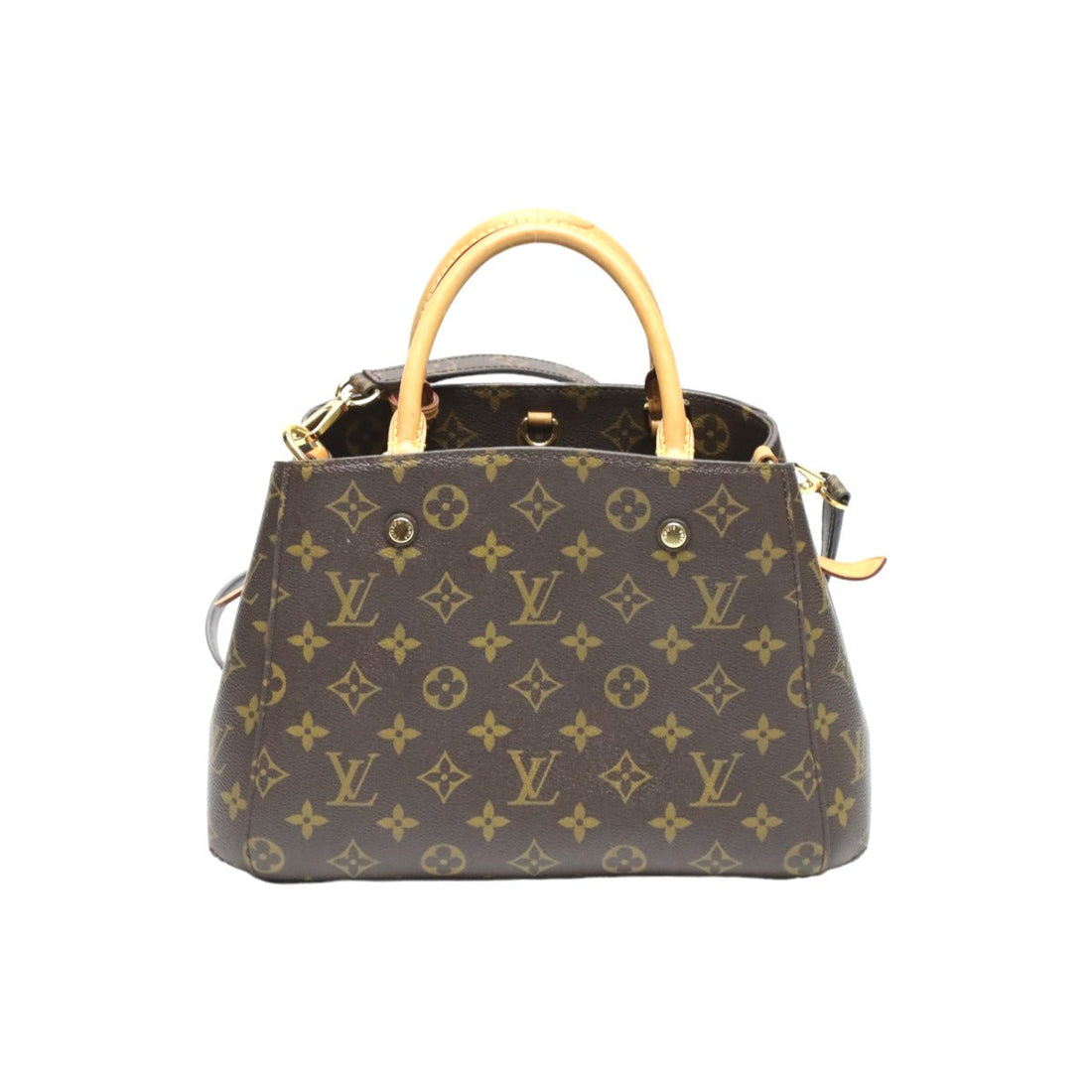 LOUIS VUITTON Shoulder Bag M41055 Monogram canvas Brown Handbag Monogram Montaigne BB Women Used