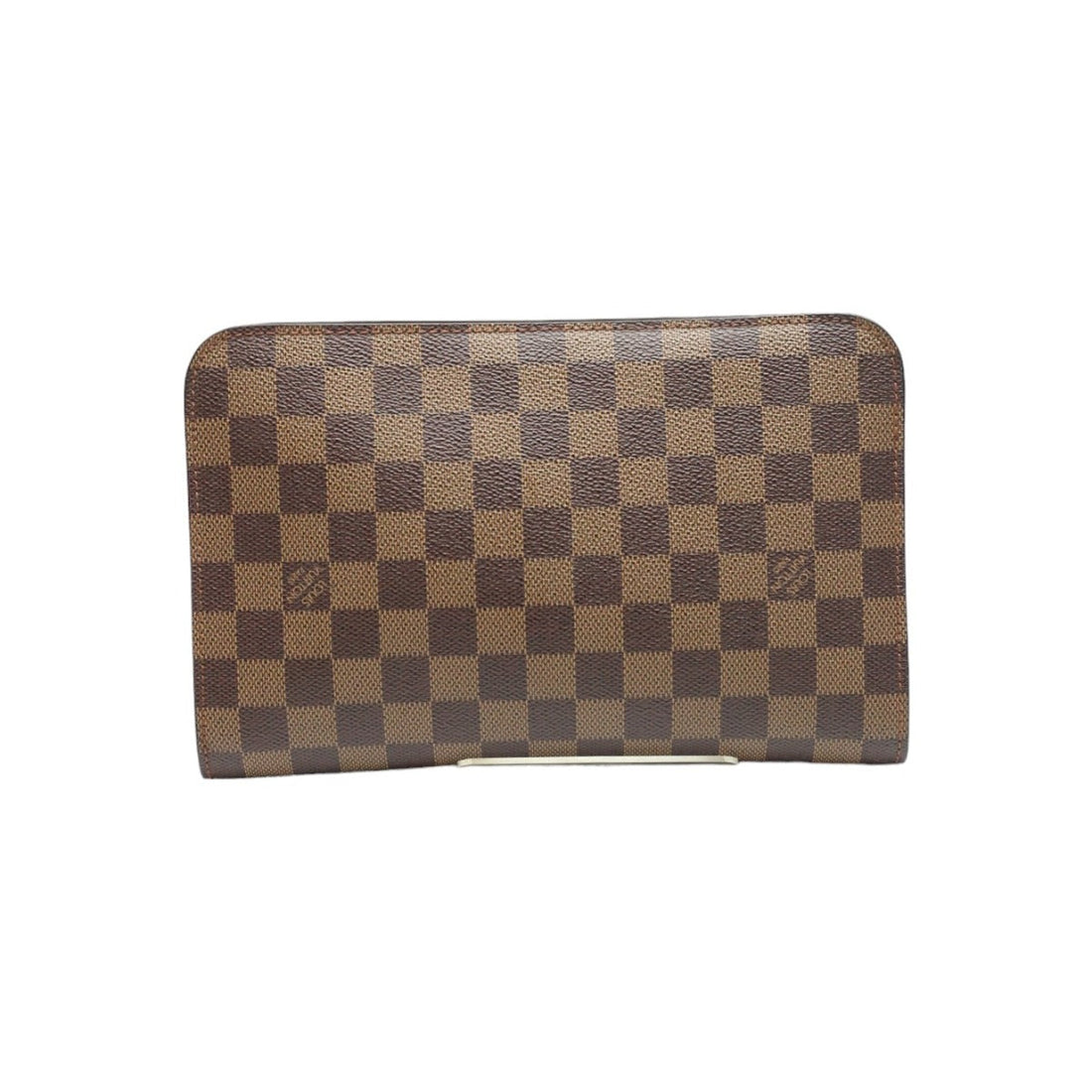 LOUIS VUITTON business bag N51993 Damier canvas Brown Clutch bag Damier Ebene Saint Louis mens Used
