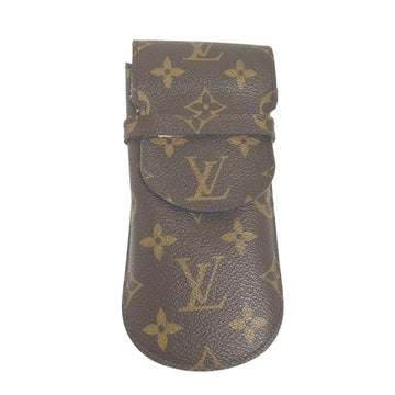 LOUIS VUITTON Other fashion goods M62970 leather Brown Monogram Etui Lunette Lava