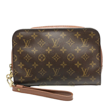 LOUIS VUITTON business bag M51790 Monogram canvas Monogram canvas Brown Orsay Monogram Men's business bag mens Used