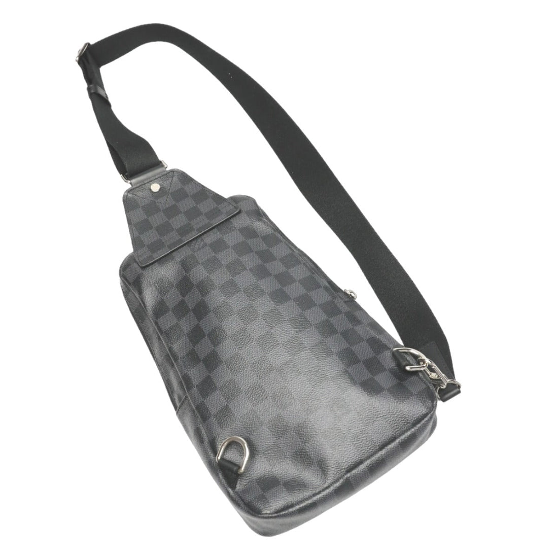 LOUIS VUITTON Shoulder Bag N41719 Damier Grafitto Canvas black Sling bag Graphite Avenir Sling Bag (old model) mens Used