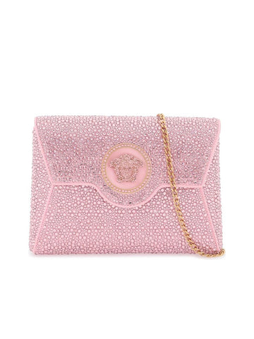 La Medusa Envelope Clutch with Crystals