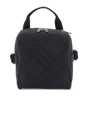 Jacquard Check-in Shoulder Bag