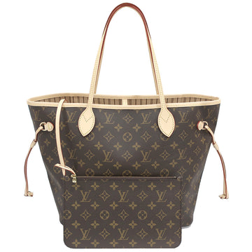 Louis Vuitton Tote Bag Newark MM Beige M40995/ Monogram Canvas G  Women  Preservation Bag Box