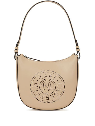 CIRCLE MOON SAND BAG WITH PERFORATED LOGO