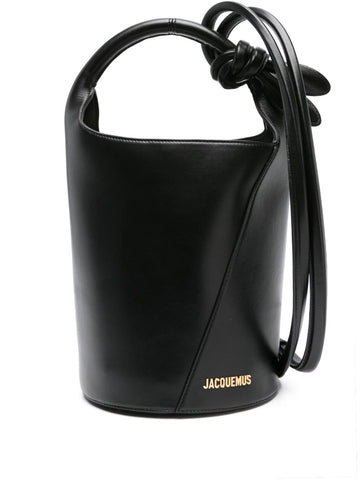 LE PETIT TOURNI LEATHER BUCKET BAG