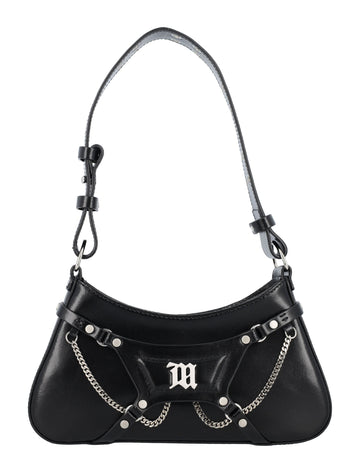 LEATHER FETISH SHOULDER BAG