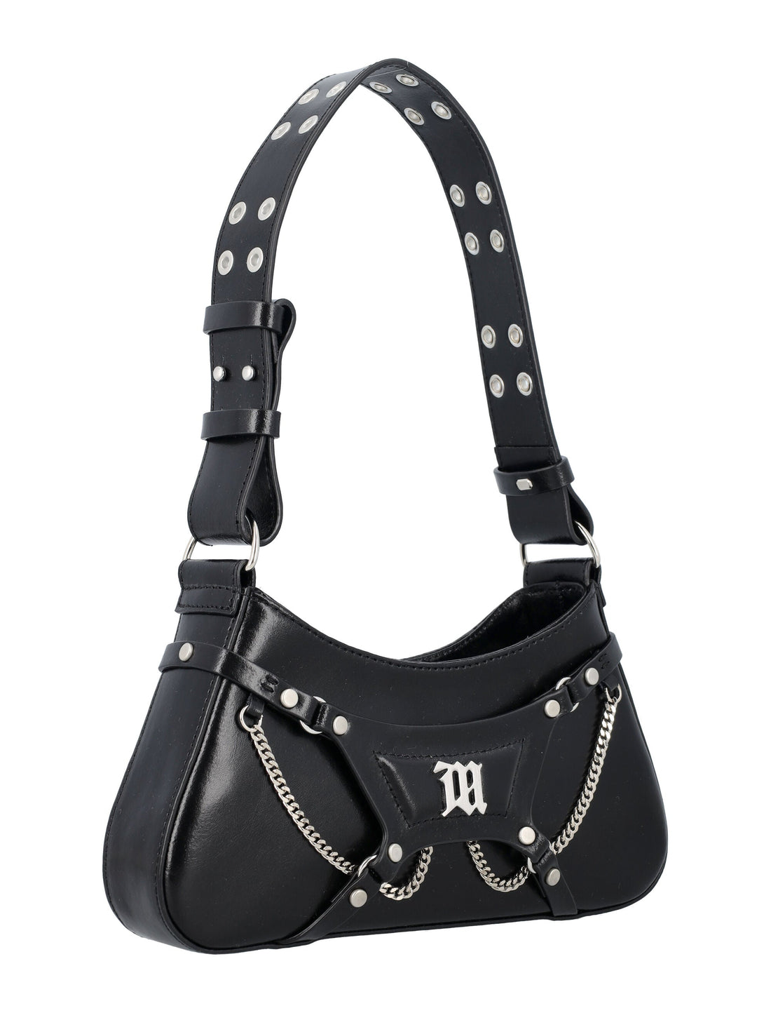 LEATHER FETISH SHOULDER BAG