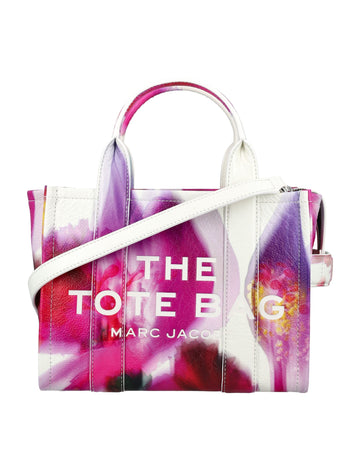 The Future Floral Leather Small Tote Bag