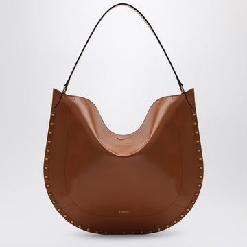 Isabel Marant Oskan Soft Cognac-Coloured Hobo Bag Women