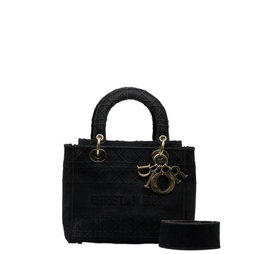 Dior Lady  Handbag Shoulder Bag 2WAY Black G   Dior