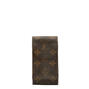 Louis Vuitton Monogram Cigarette Case M63024 Brown PVC Leather  Louis Vuitton