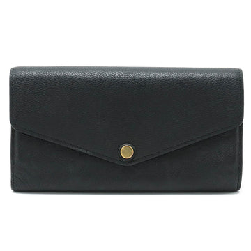 Louis Vuitton Monograms Portfolio Portfolio Sarah Two Folded Wallet Two Folded Wallet Leather Noir Black M61182