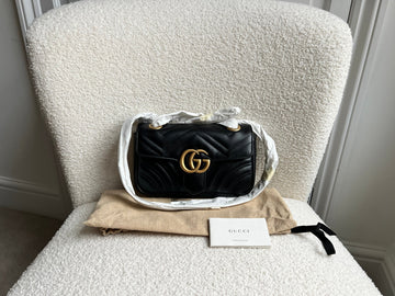 Gucci GG Black Marmont Mini Shoulder Bag (RRP £1,890)